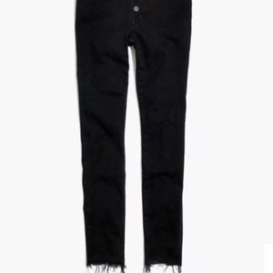 9" high-rise skinny jeans: button-through edition